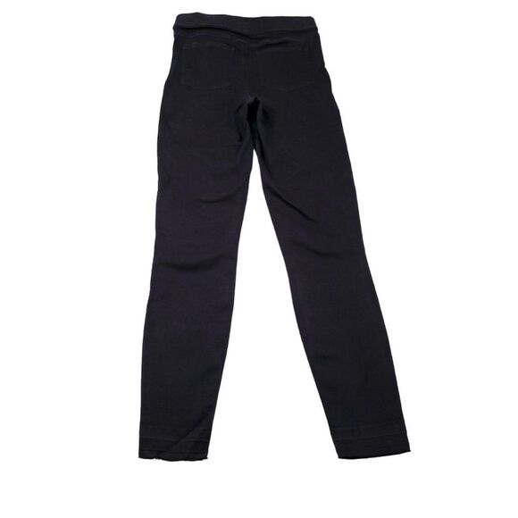 Spanx Vintage Distressed Ankle Skinny Jeans Black Pull On Denim Legging Size XS - Picture 3 of 12